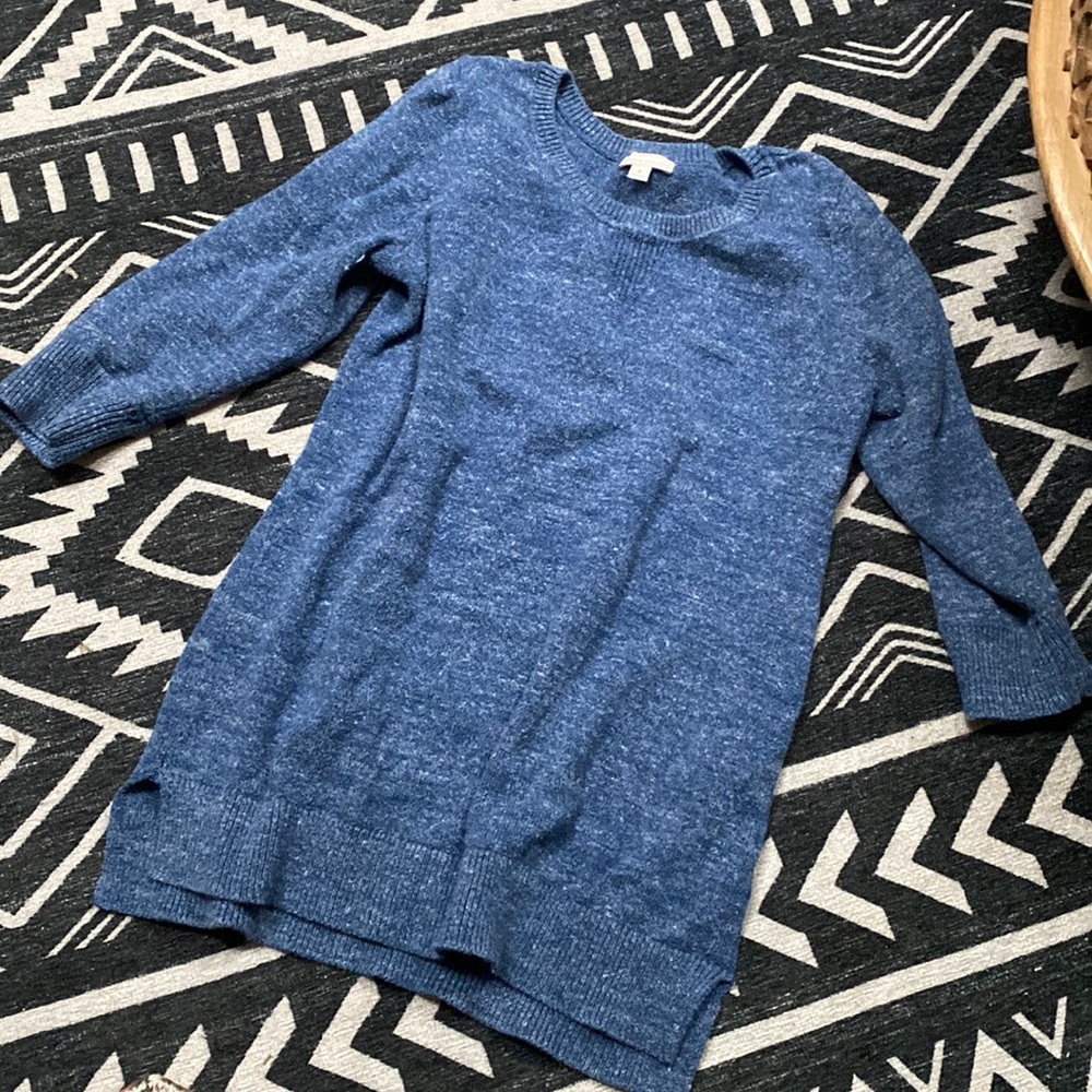 Gap Maternity Blue heathered sweater.
